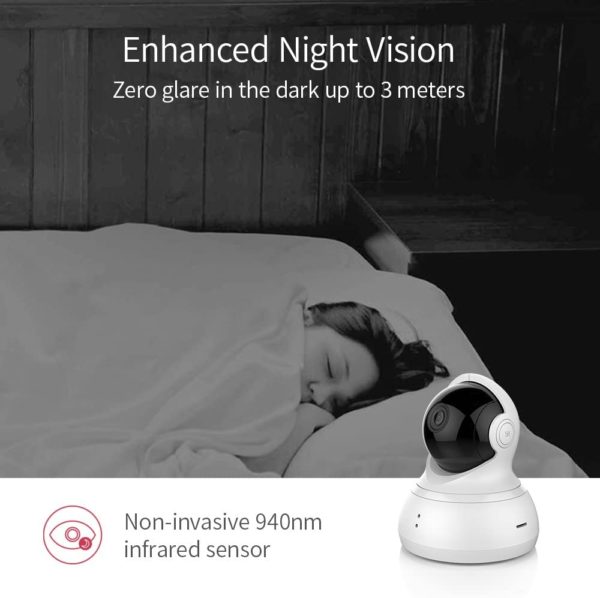 YI Dome Camera 2MP 1080p HD Wireless IP Security Surveillance Night Vision, Baby Monitoring Camera, Motion Detection, Sound Detection - Image 3