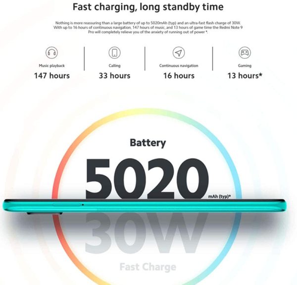 Redmi Note 9 Pro 6 Ram 128GB - Image 5