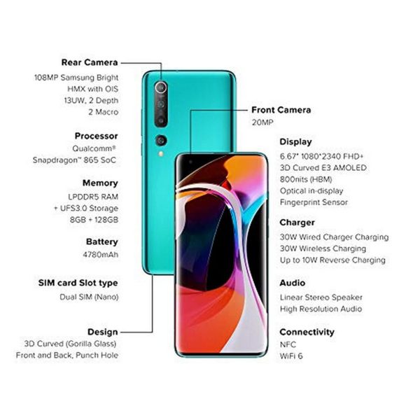 Mi 10 8RAM 128GB - Image 2